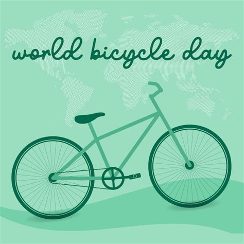 Premium Vector Bicycle Day Bicycle Vector Art