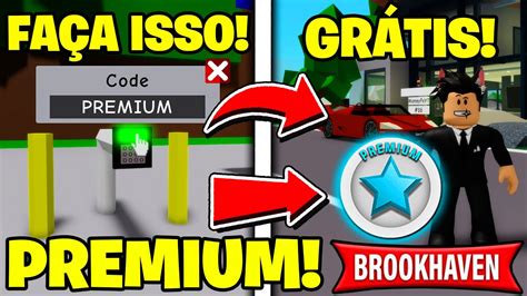 SAIU COMO GANHAR PREMIUM DE GRAÇA APENAS FAZENDO ISSO NO BROOKHAVEN