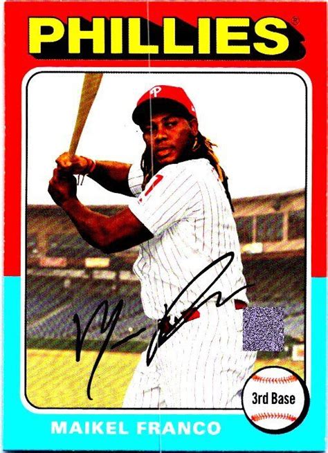 Maikel Franco 2019 Topps Archives Baseball 112 Philadelphia Phillies