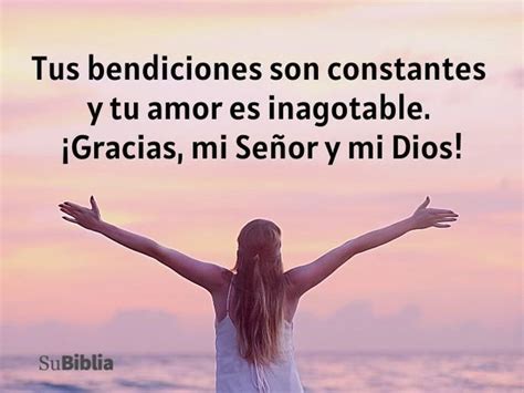 Frases de inspiración para dar gracias a Dios por todo Biblia