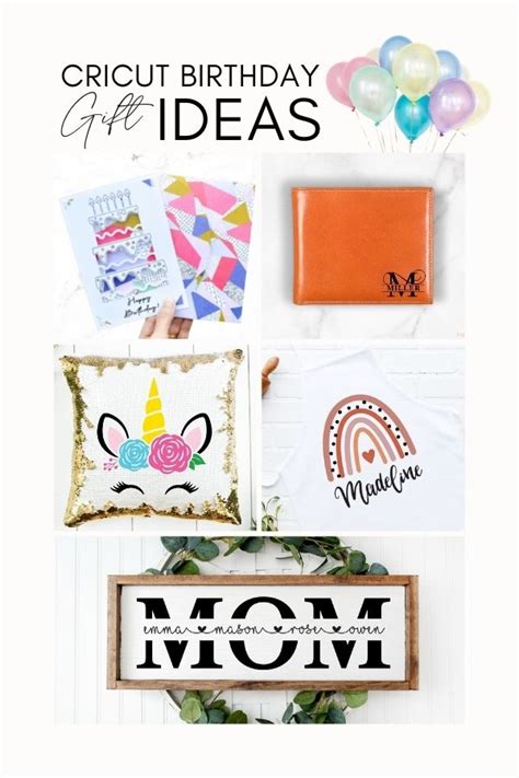 15+ Easy Cricut Birthday Gift Ideas for Him and Her