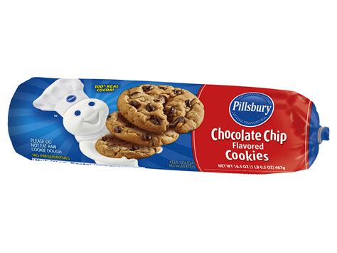 pillsbury chocolate chip cookie dough recipe
