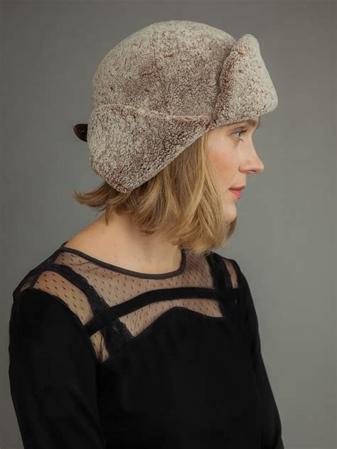 Sheepskin Russian Ushanka Hat Handmade By Nordfur
