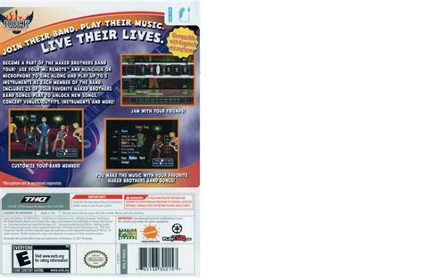 Rock University Presents The Naked Brothers Band The Video Game Box Shot For DS GameFAQs