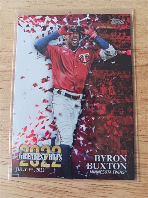 2023 Topps Series 1 Byron Buxton 2022 Greatest Hits 22GH 5 Minnesota