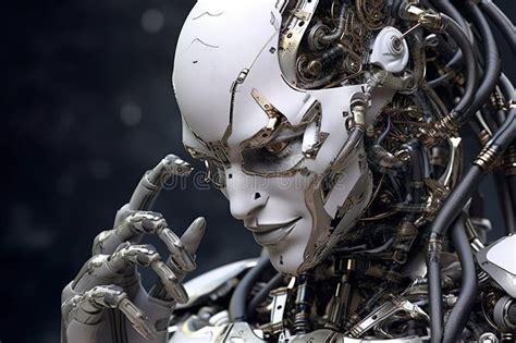 Concepto De Inteligencia Artificial De Robots Humanoides Ai Generativo