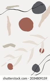 Nude Elements Set Vector Memphis Background Stock Vector Royalty Free 2034809159 Shutterstock