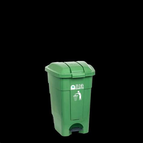 Jual KHUSUS GO SEND TEMPAT SAMPAH INJAK RODA SEGI 65 LITER BIO GREEN