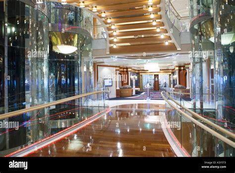 Interior Of The Royal Promenade Deck Of Royal Caribbean Navigator Of