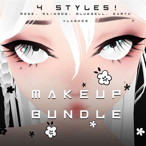 Vroid Makeup Lashes Bundle Etsy Uk