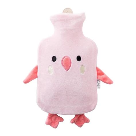 Cute Cartoon Bird Hot Water Bottle