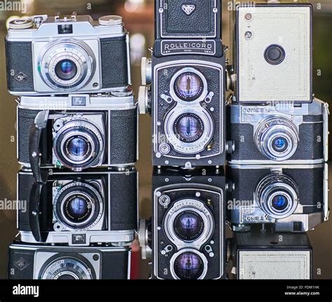 vintage cameras  res stock photography  images alamy