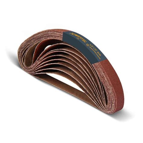 Powertec In X In Grit Aluminum Oxide Sanding Belt Sandpaper