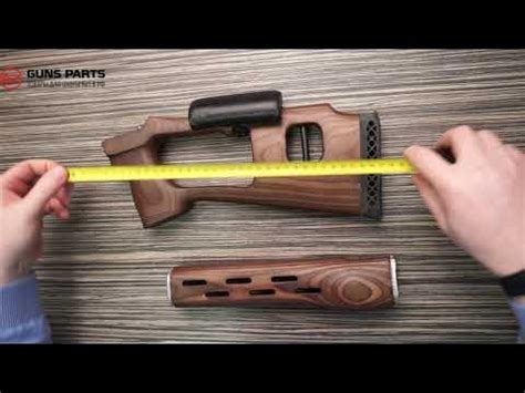 Тигр приклад и цевье тип СВД подушка фанера - YouTube