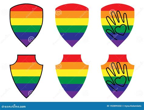 Lgbt Color Shields Collection Of Shields For Protecting Lesbian Gay Bisexual Transgender