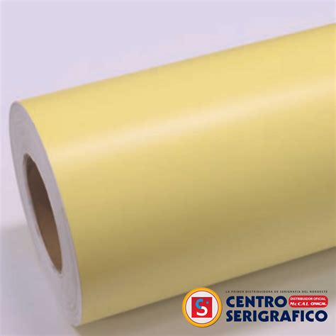 Amarillo Pastel Mate Vinilo Mccal Df M Cm Centro Serigrafico