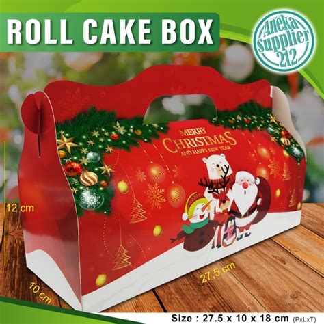 Jual Box Kue Natal Kotak Kue Natal Dus Kue Natal Jinjing 27