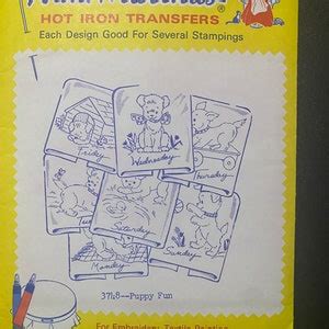 Aunt Martha S Hot Iron Transfers Choose Design Use N Baby Quilt Towels Linens Etc Paint