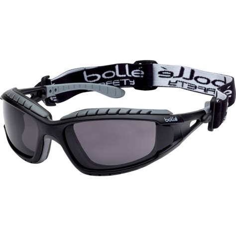 Bolle Tracker Hybrid Safety Glasses Smoke Toolstation