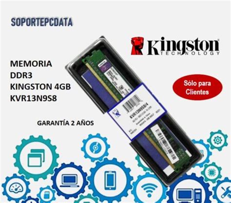 Memoria RAM DDR3 4GB Kingston - SoportePcData®