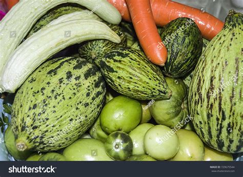 Pictures Vegetables Pickling Pictures Gherkin Pepper Stock Photo