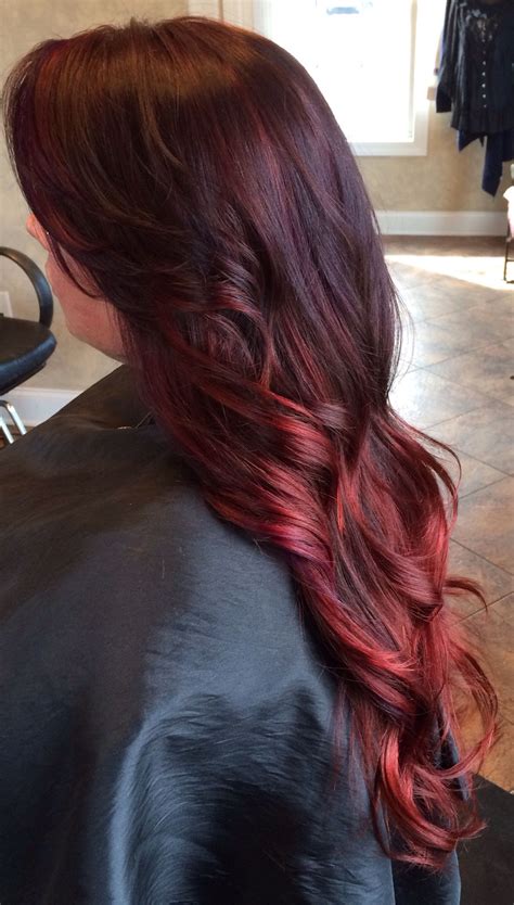 Beautiful Red Color I Did Red Hair Color Red Hair Long Hair Styles