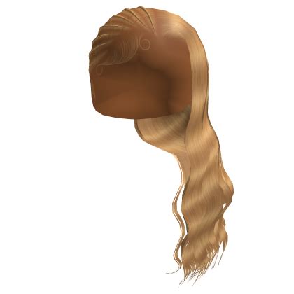 Wavy Side Part Braids Blonde Roblox