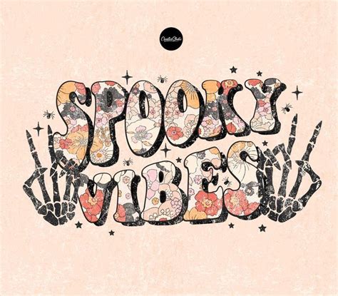 Spooky Mini Svg Halloween Png Cute Halloween Png Hot Ghoul Svg Spooky Vibes Svg Retro Ghost Svg