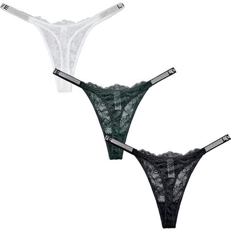 String En Dentelle Femme Culottes Sexy Taille Basse Tanga Slips Transparente Lingerie Sous