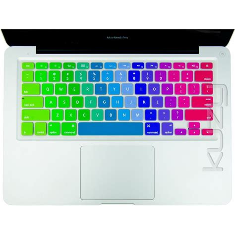 Kuzy Newest Rainbow Keyboard Cover Skin For Macbook Pro Retina