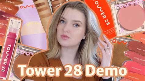 Tower 28 Beauty Review Every Product Swatches And Demos Youtube