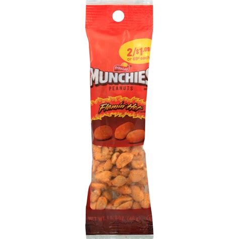 Frito Lay Munchies Flamin Hot Peanuts Shop Nuts Seeds At H E B