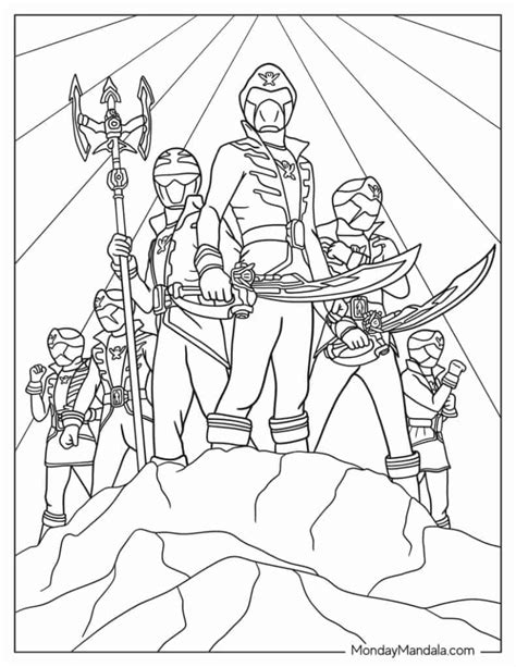 Power Rangers Rpm Red Ranger Coloring Page