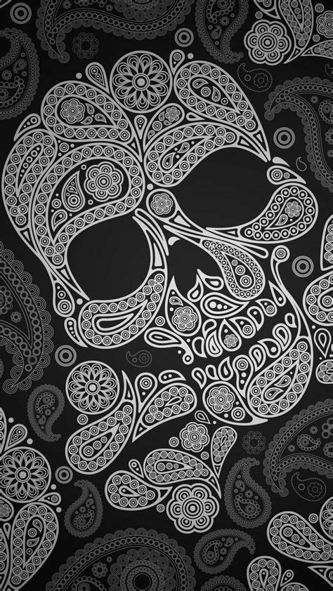 Skull Pattern Wallpapers - Top Free Skull Pattern Backgrounds - WallpaperAccess