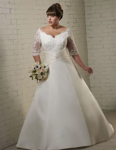 Off The Shoulder Plus Size Wedding Dresses Pluslook Eu Collection