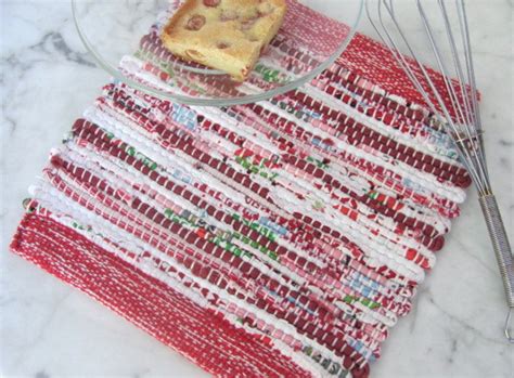 Gourmet Gifts Red Cotton Kitchen Pot Holder Modern Hot Pad Etsy