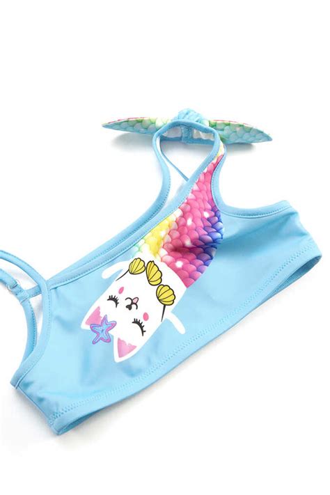 Denokids Deniz Kedisi Kız Çocuk Bikini