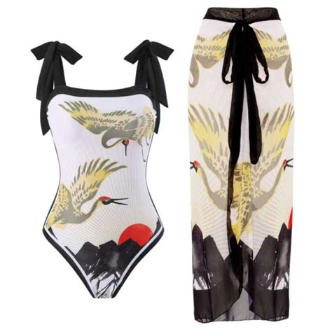 Jual Shanghai Swimsuit Import Wanita Skirt Outer Cover Up Bikini Bali