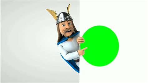 3d Cartoon Intro Logo Animation Green Screen Template No Copyright