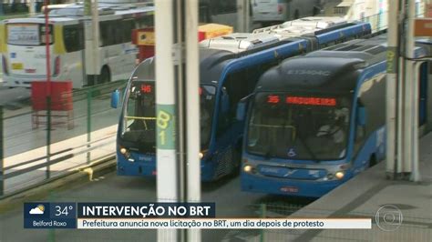 Vídeo Prefeitura Do Rio Anuncia Nova Licitação No Brt Rj1 G1