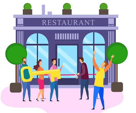 レストランのイラスト