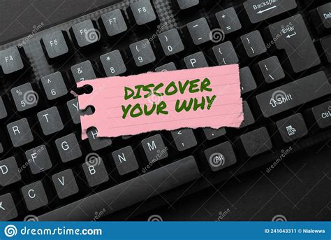 Writing Displaying Text Discover Your Why Business Approach Knowing