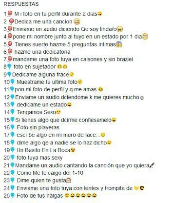 Juegos Hot Retos Para Whatsapp Pin De Alejis En Tips Retos Para Facebook Preguntas Para