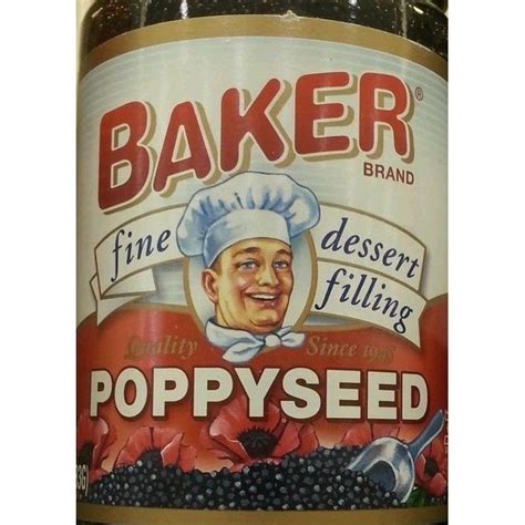 Baker Brand Poppy Seed Dessert Filling 10 Oz Tanga