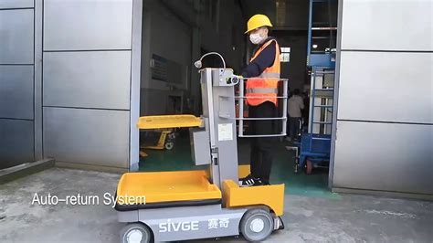 Easy To Operate In Narrow Aisle Warehouse Cargo Picking Work Platform