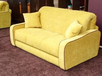 Раскладной диван (90 фото): двухместный маленького размера, шириной 120 ...