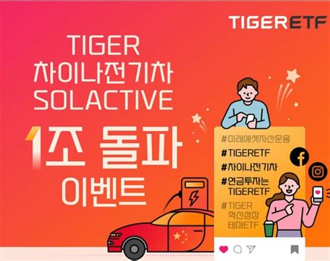 미래에셋 ‘tiger 차이나전기차 Solactive Etf 이벤트