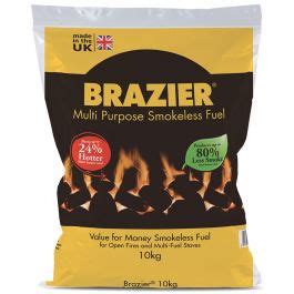 Brazier Smokeless Coal 10kg Bag 25kg Homefire