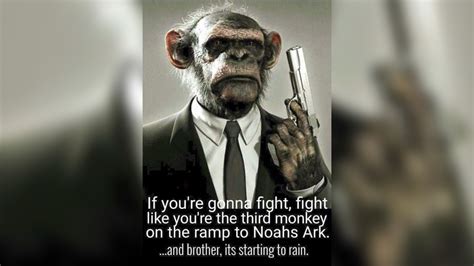 Fight Like You're the Third Monkey on The Ramp to Noah's Ark, and ...