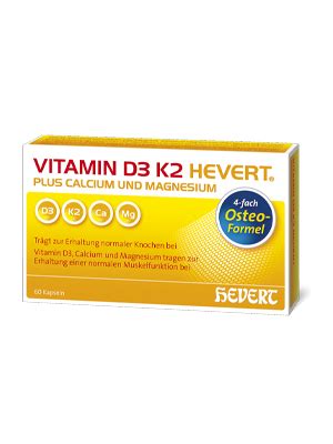 Vitamin D K Hevert Plus Calcium Und Magnesium I E Mit Fach